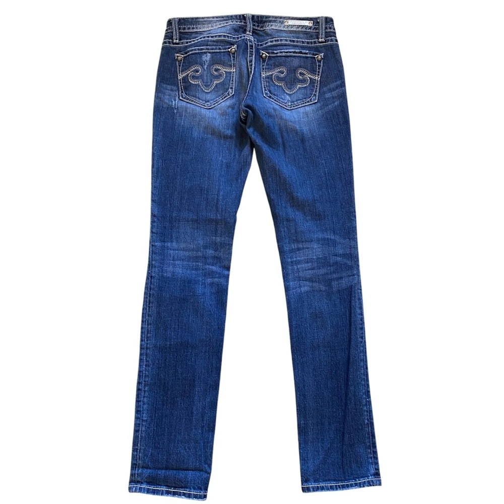 ReRock for Express Skinny Jeans Size 4‎ Lowrise Stretch Casual Preppy - Picture 2 of 14